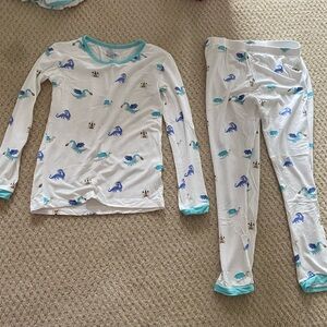 Kyte baby pj set in Dragon print 6T NWOT